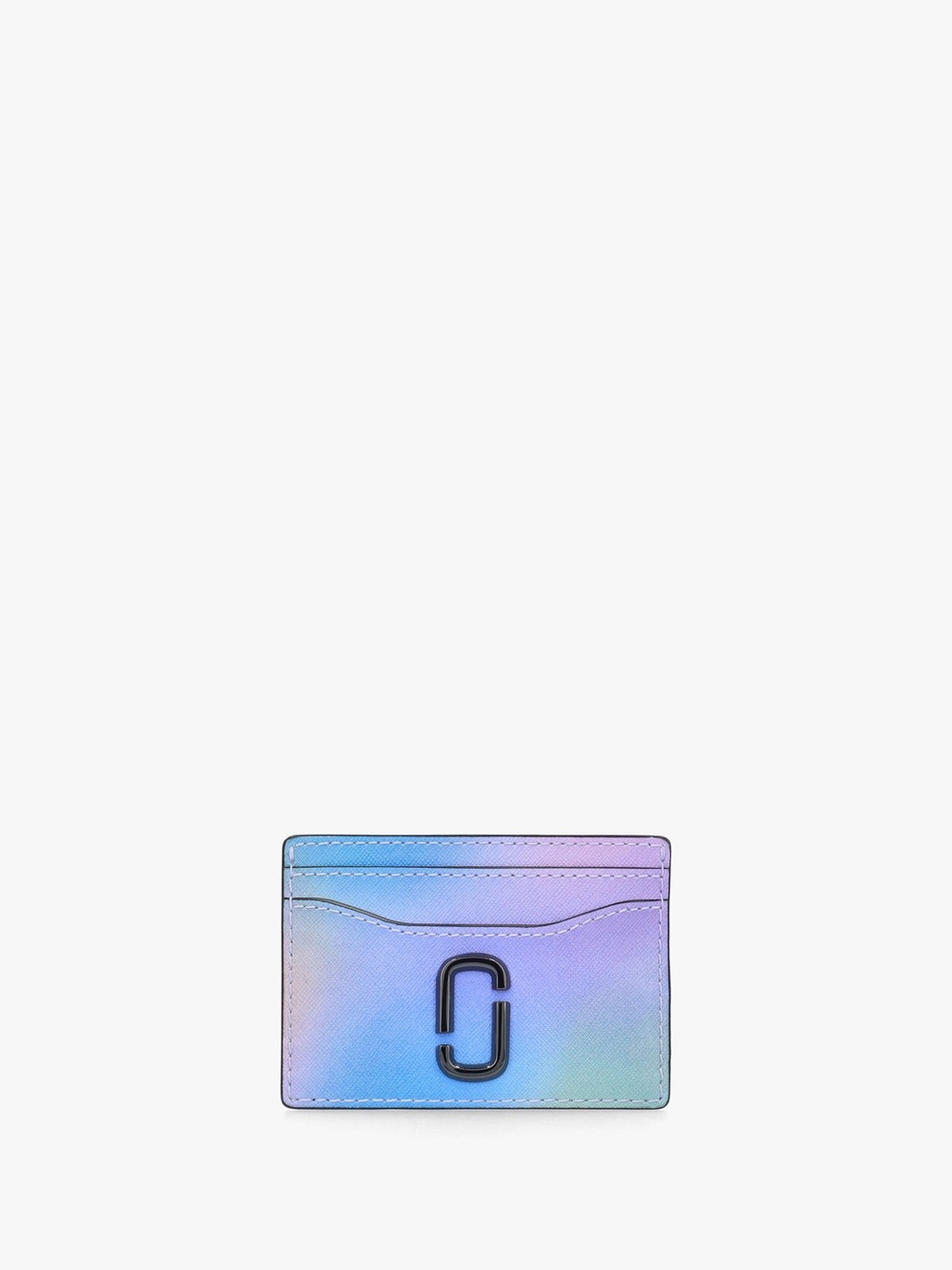 MARC JACOBS"The Utility Snapshot" Air Brush Blue/Purple Ombre Leather Card Case